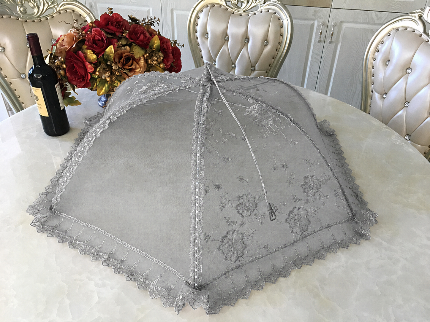 Foldable Food Cover with Premium Embroidery