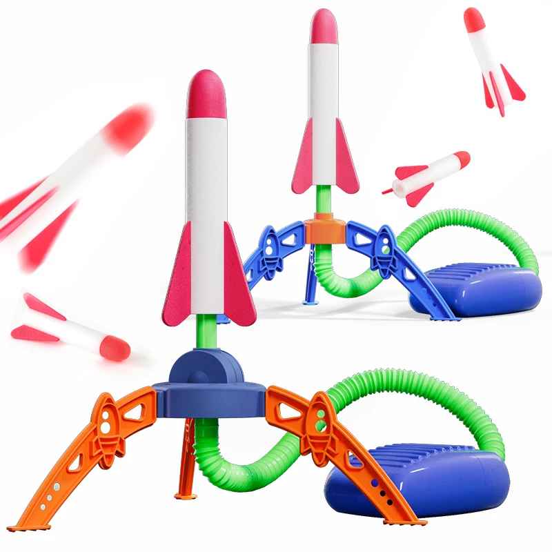 Foot Pump Rocket Launcher Toy for Kids — view 2