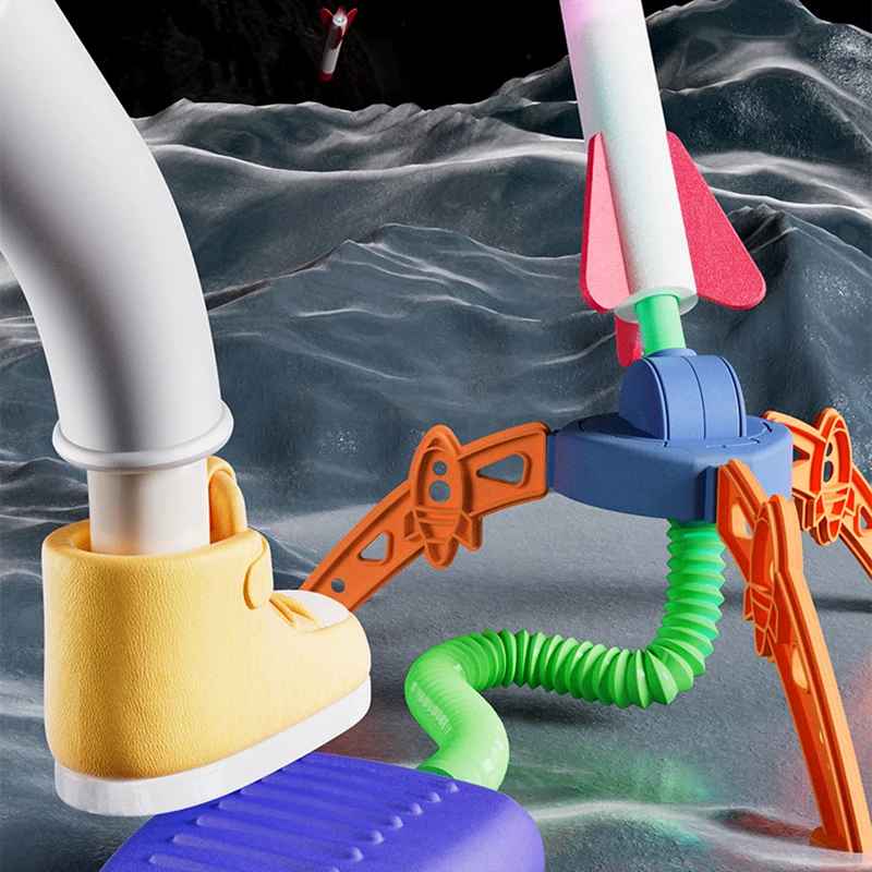 Foot Pump Rocket Launcher Toy for Kids — view 4
