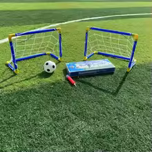 Kids Mini Football Goal Play Set with Ball & Pump — view 2