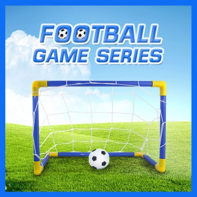 Kids Mini Football Goal Play Set with Ball & Pump — view 3