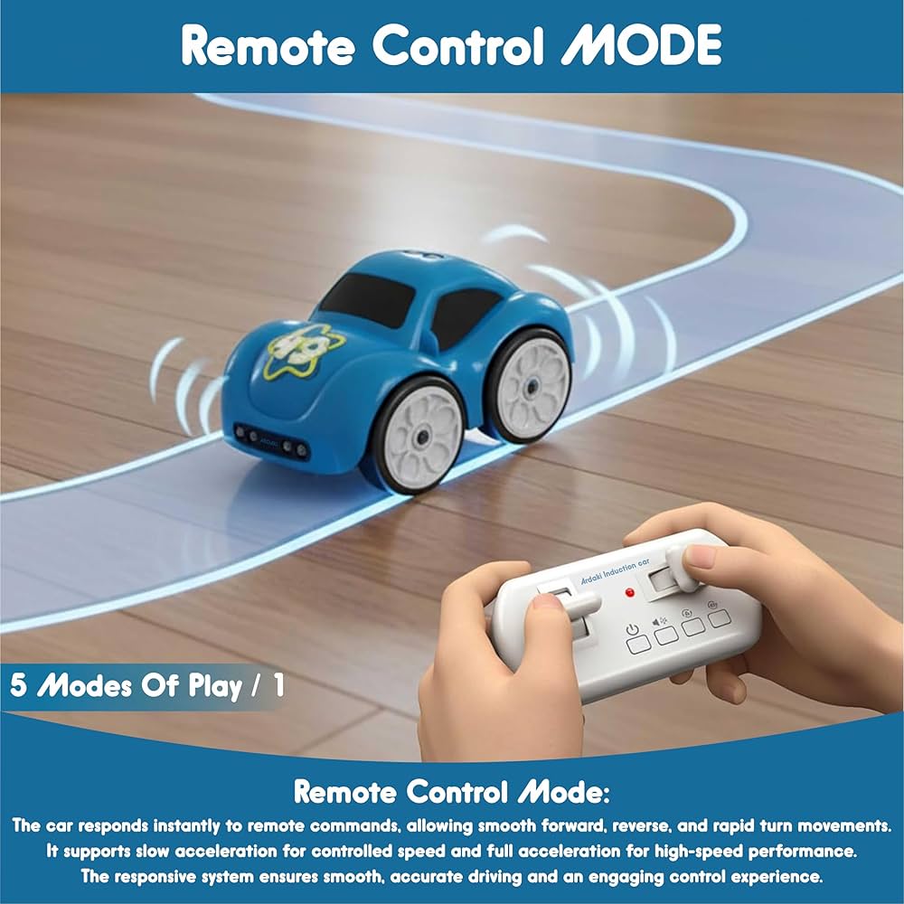 Mini Remote & Induction Car – Smart RC Racing Toy for Kids — view 5